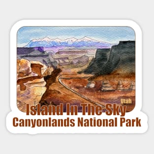 Island In The Sky, Canyonlands National Park Sticker